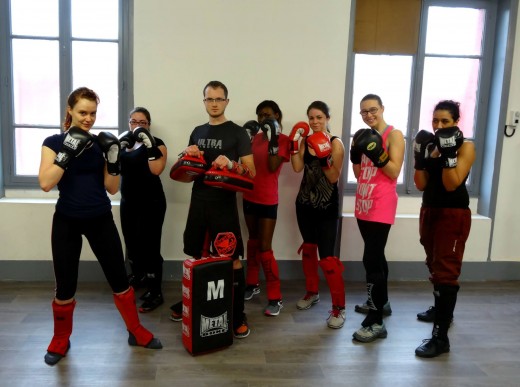 boxe thaï en groupe Lyon